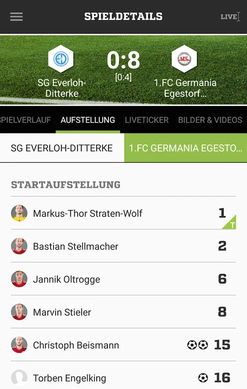 FUSSBALL.DE for Android - The Ultimate Football App