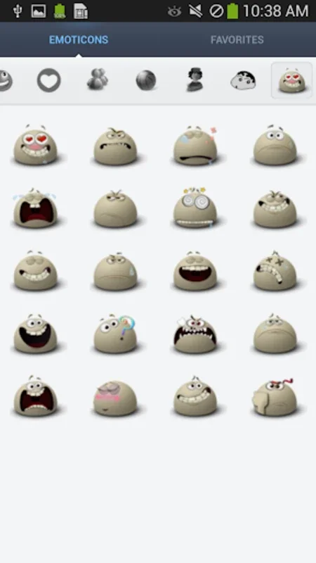 Cute Emoticons for Android - Free Download of the APK