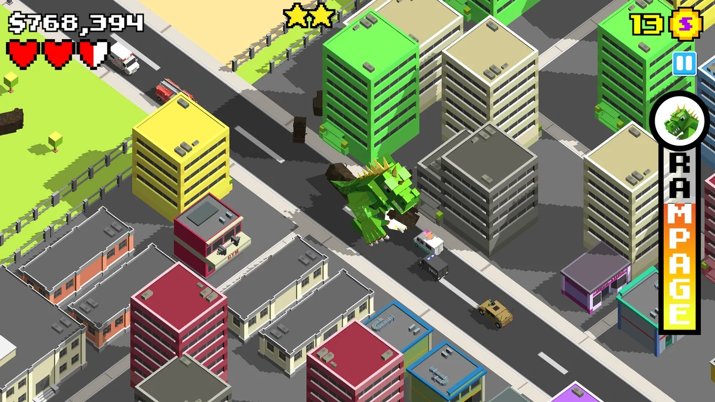 Smashy City for Android - Monstrous City - Wreaking Havoc