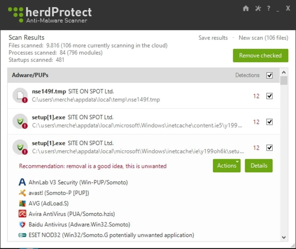 herdProtect: Powerful Malware Detection for Windows