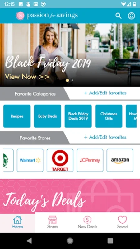 Passion For Savings for Android - Maximize Savings Daily