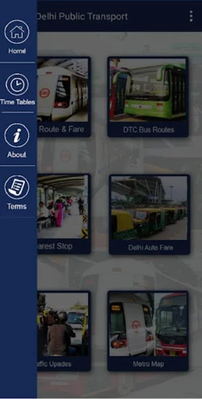 Delhi Public Transport - Metro and DTC Bus Routes for Android