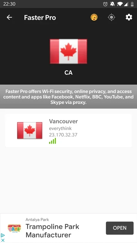 VPN-Faster Pro for Android: Secure Browsing Solution