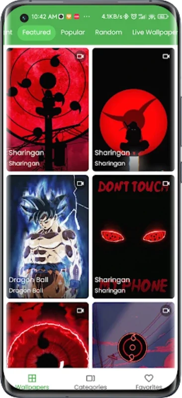 Sharingan Live Wallpaper for Android - Free and Stunning