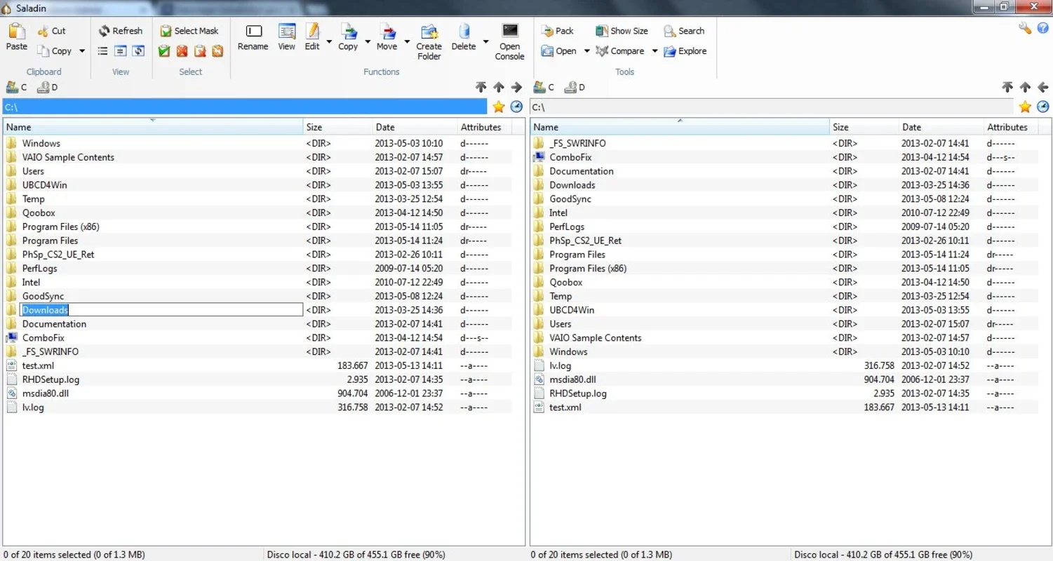 Saladin for Windows - Efficient File Management