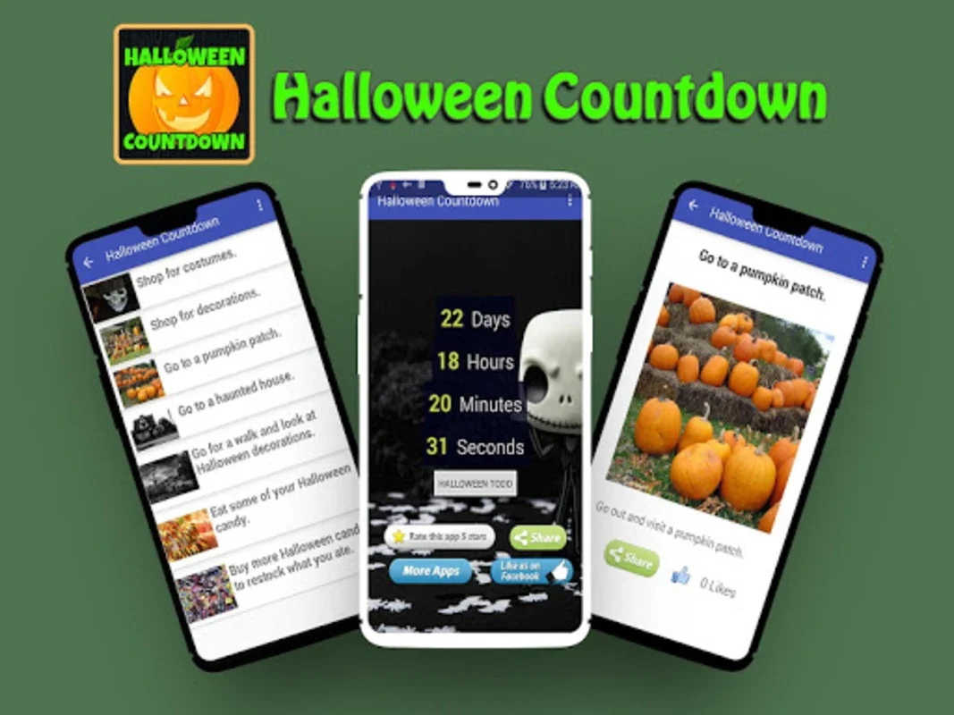 Halloween Countdown for Android - Enjoy the Spooky Countdown