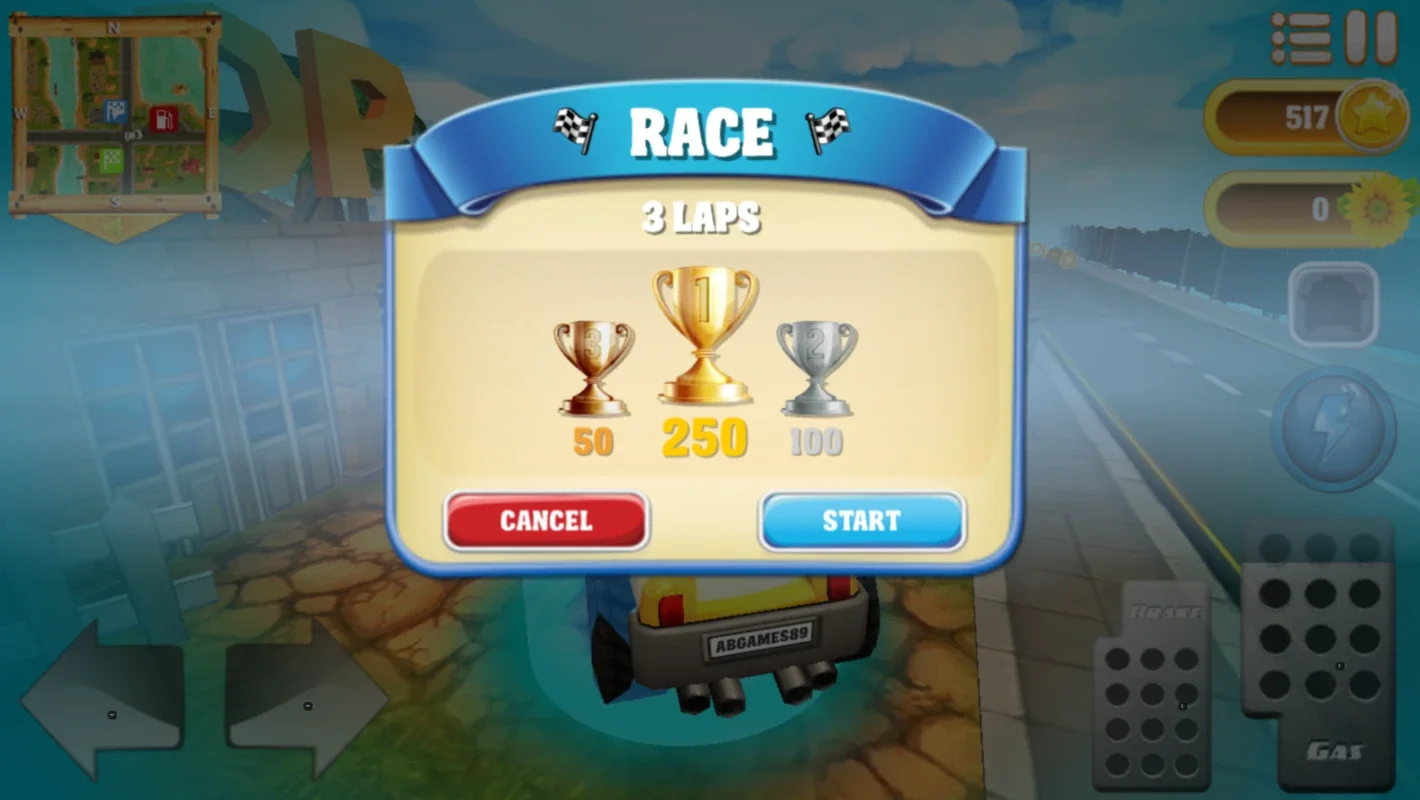 Cartoon Hot Racer 3D on Android - No Downloading Required