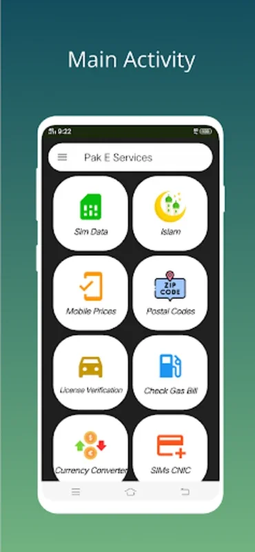 Pak e-service - Pak sim data for Android: Manage Your Sim Data