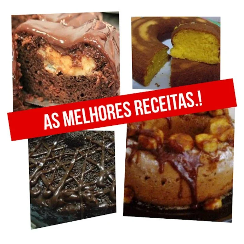 Receitas de Bolos Caseiros for Android: Delicious Homemade Cakes