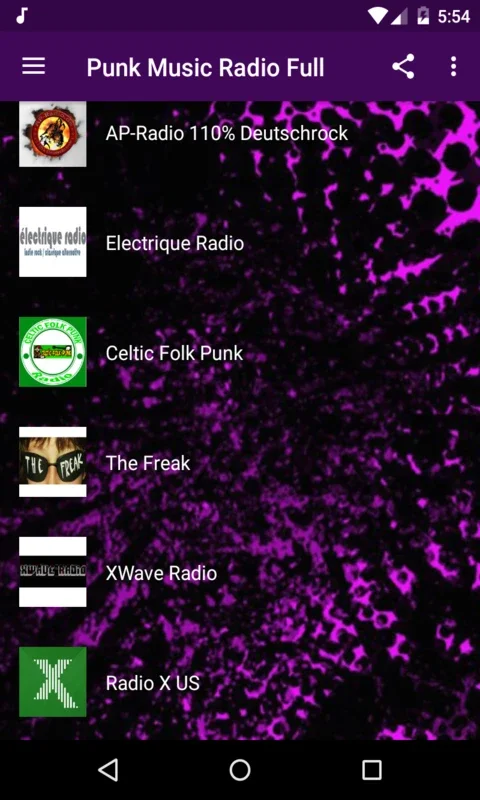 Punk Music Radio Full for Android - Immerse in Punk