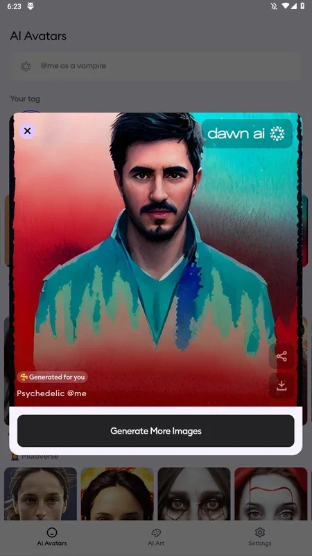 Dawn AI for Android - Unlock the Potential of AI-Drawn Art