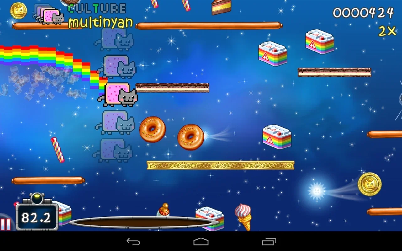 Nyan Cat: Lost In Space for Android - No Downloading Needed