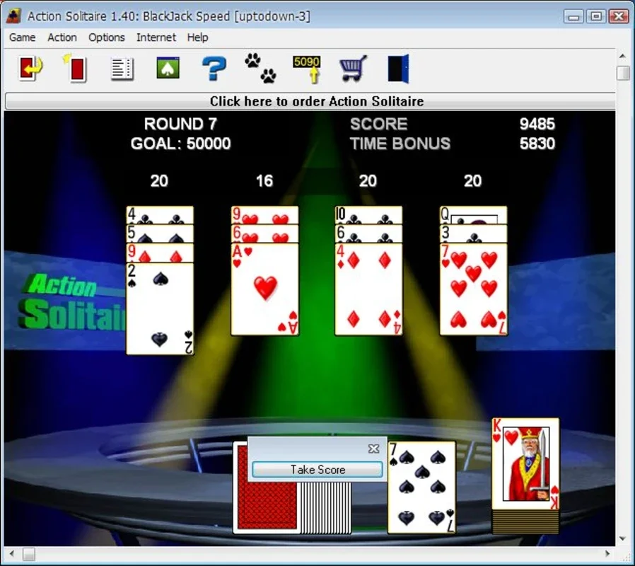 Action Solitaire for Windows - A Fun and Engaging Game