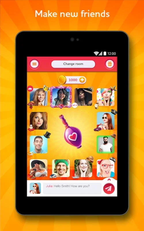 Kiss Kiss for Android: Online Spin the Bottle Fun