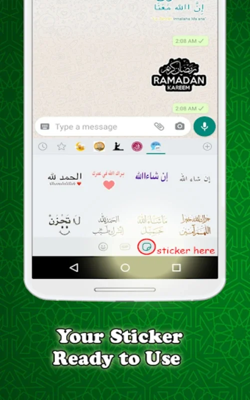 Sticker islamic moslem for Wha for Android - Rich Islamic Sticker Collection