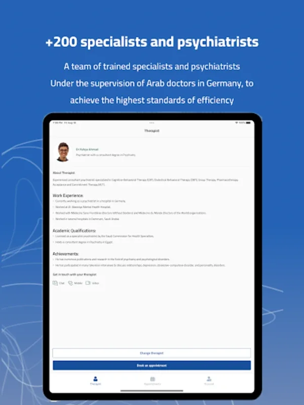 Arab Therapy for Android - Professional Online Therapy