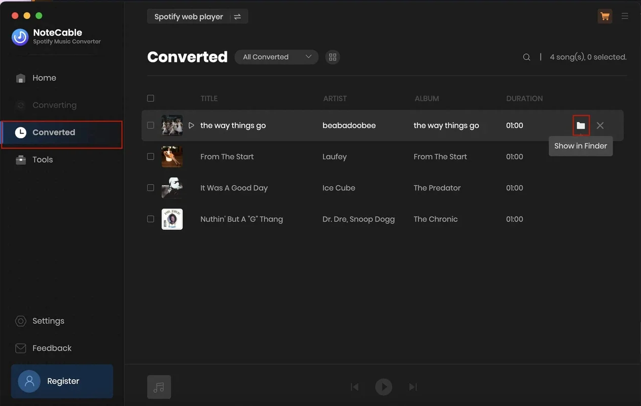 NoteCable Spotify Music Converter for Mac: Convert Spotify Music Easily