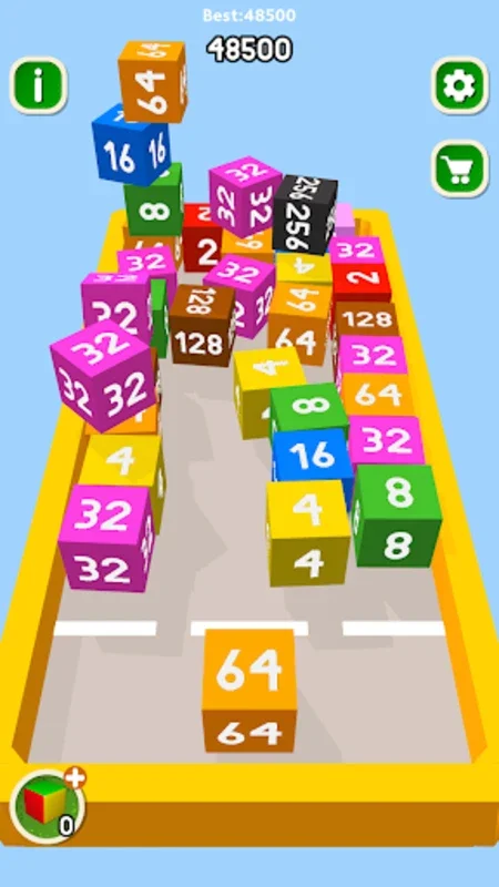 Casual games - 2048 3d merge for Android - No Download Needed