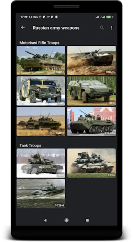 Russian Army Weapons for Android - Explore Military Capabilities