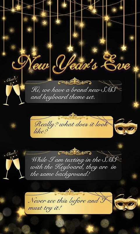 NewYearsEve for Android - Enhance Your GO SMS