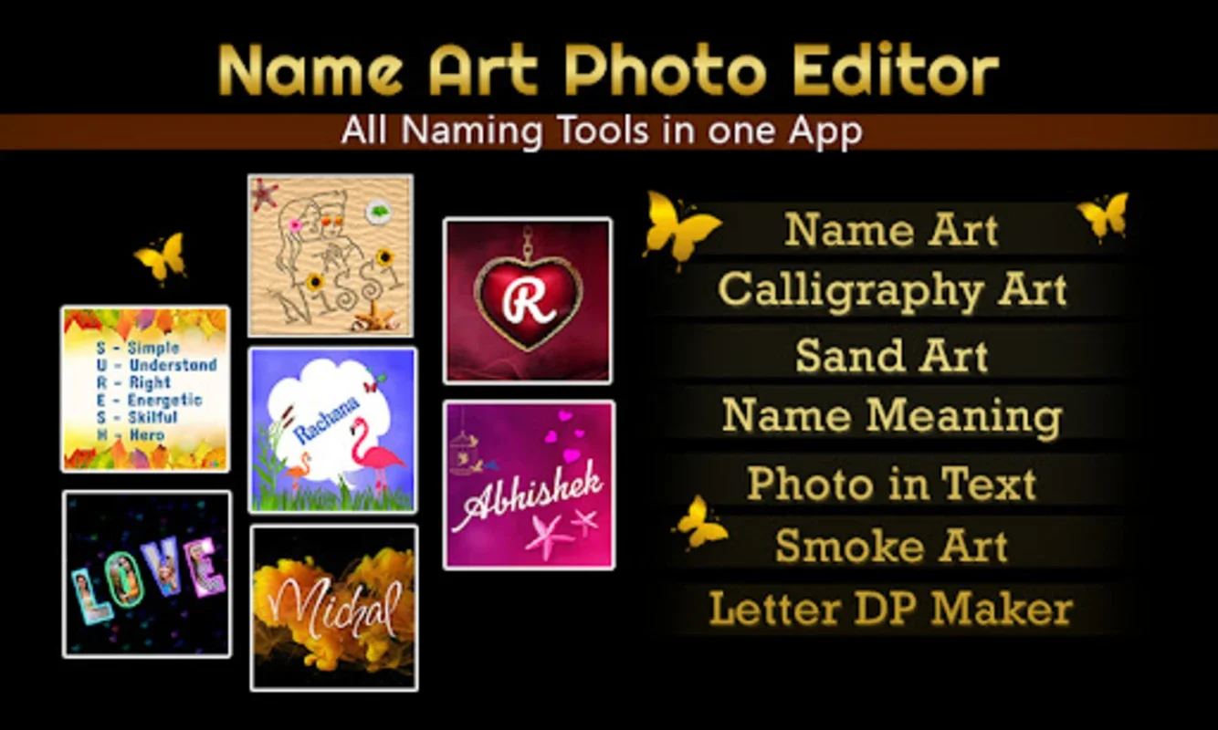 Name Art Photo Editing App for Android - Download the APK from AppHuts