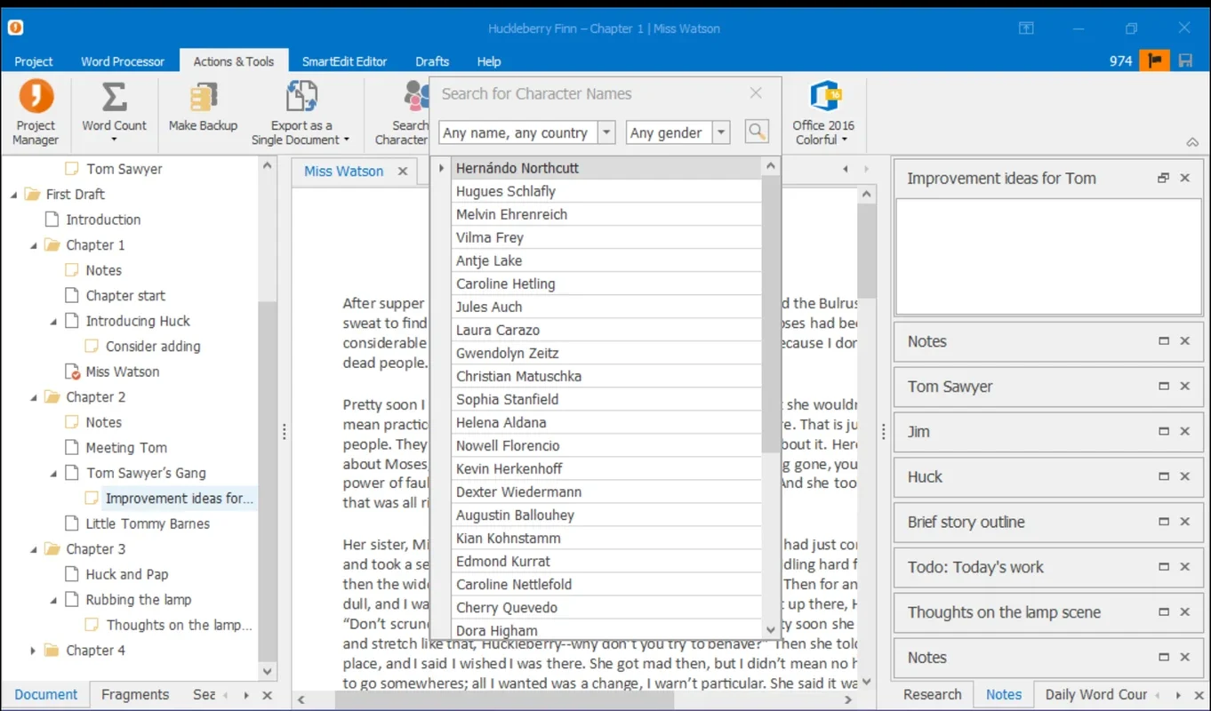 SmartEdit Writer for Windows - Ideal Text Editor for Writers