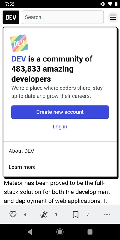 DEV Community for Android: Empowering Developers