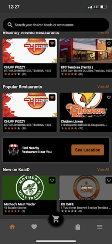 KasiD for Android - Enjoy Local Cuisine Delivery