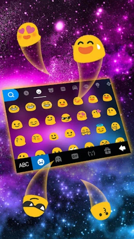 Fantasy Galaxy Keyboard Theme for Android - Enhance Typing