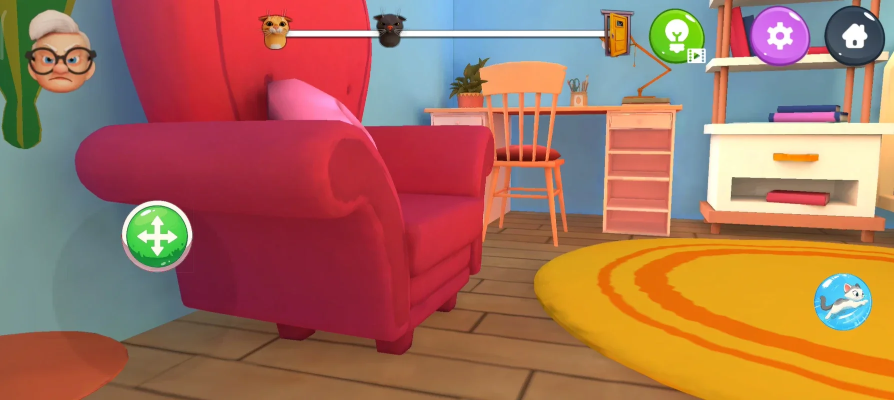 Cat And Granny for Android: A Mischievous Feline Adventure