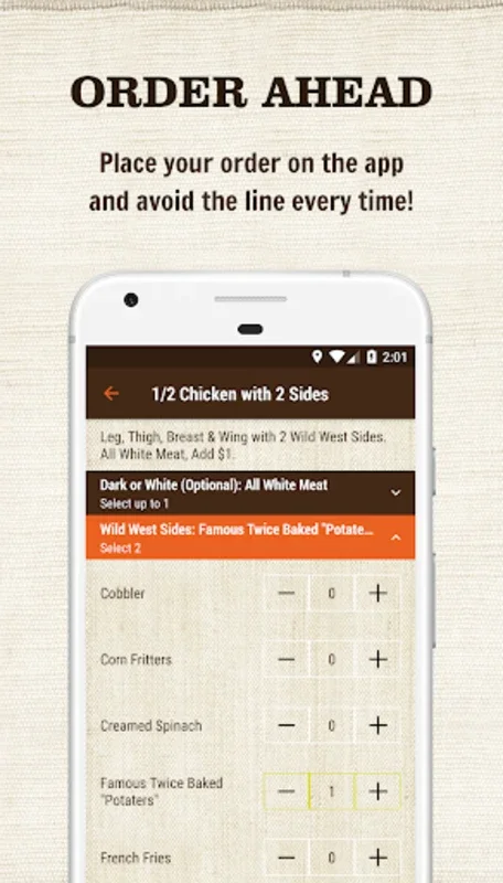 Cowboy Chicken for Android - Easy Ordering and Rewards