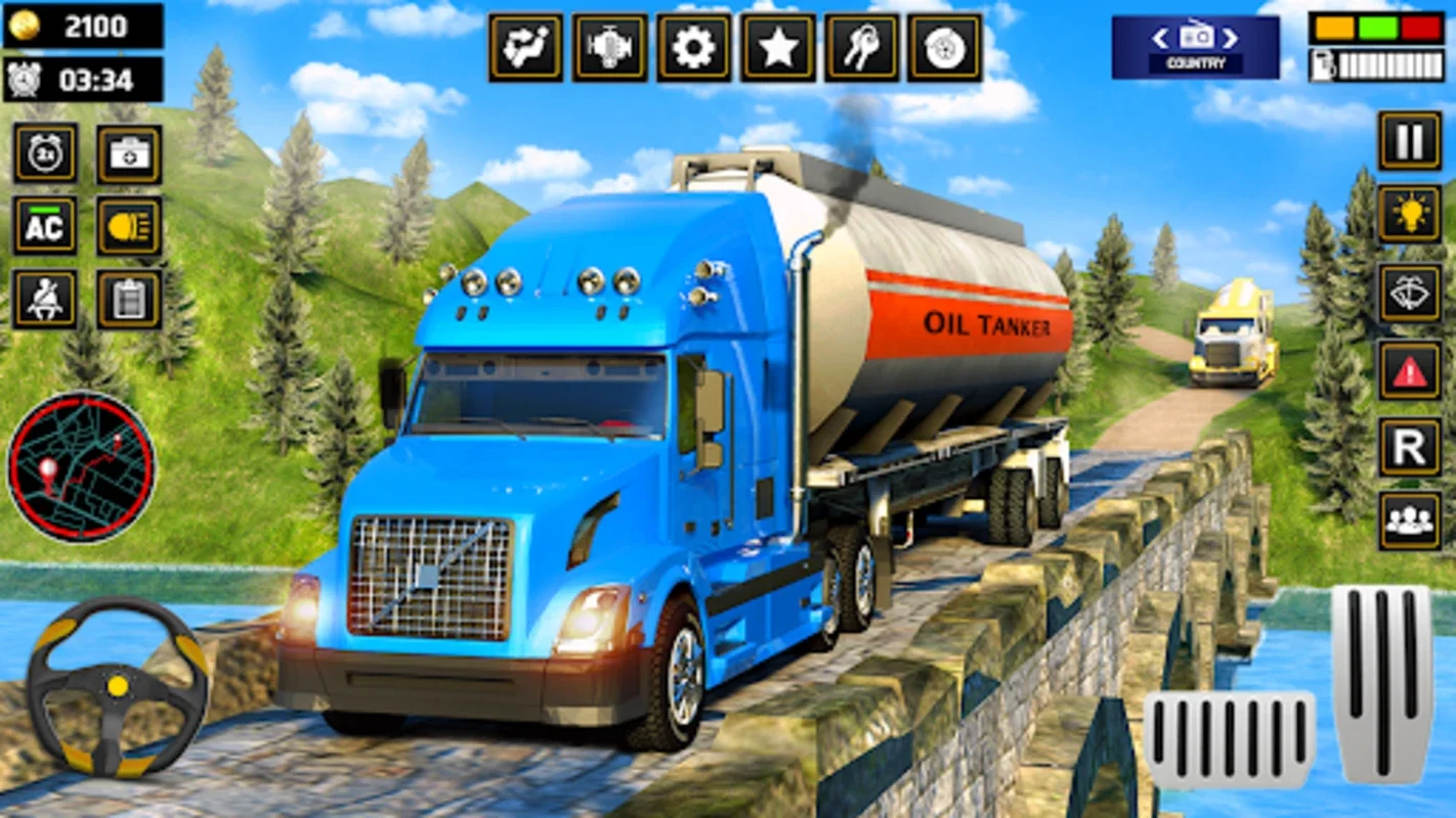 Offroad Cargo Transport Truck for Android - Navigate Challenging Terrains