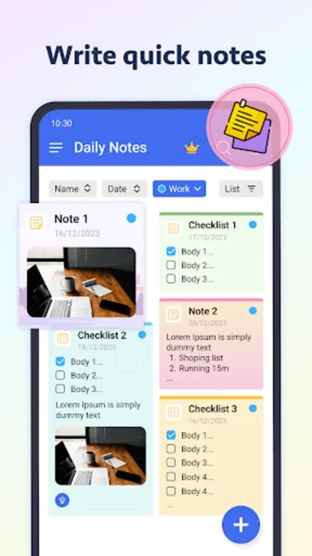 Daily Notes for Android - Simplify Note Management