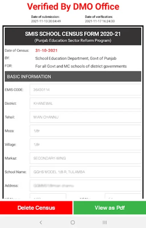 SIS Punjab: Streamlining Educational Data Management in Punjab for Android