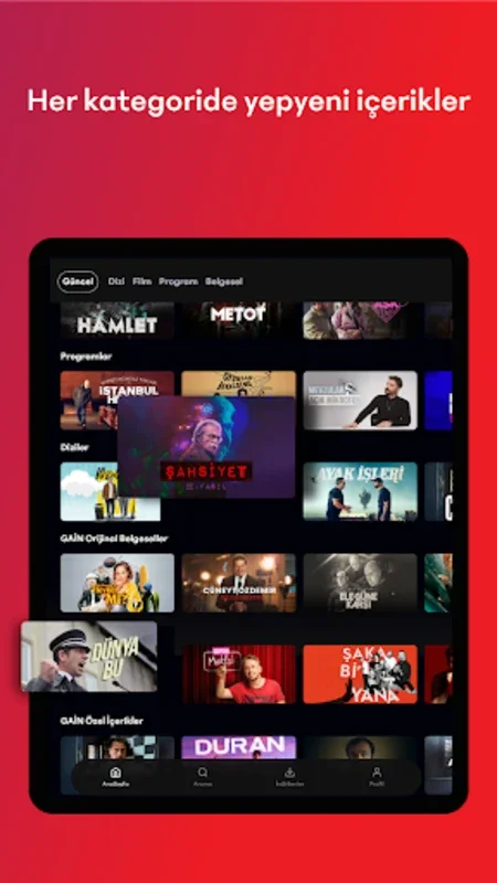 GAİN for Android - Unparalleled Streaming Experience