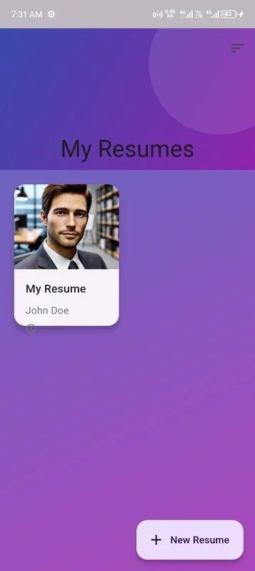 Simple CV Builder for Android - Build Professional Resumes