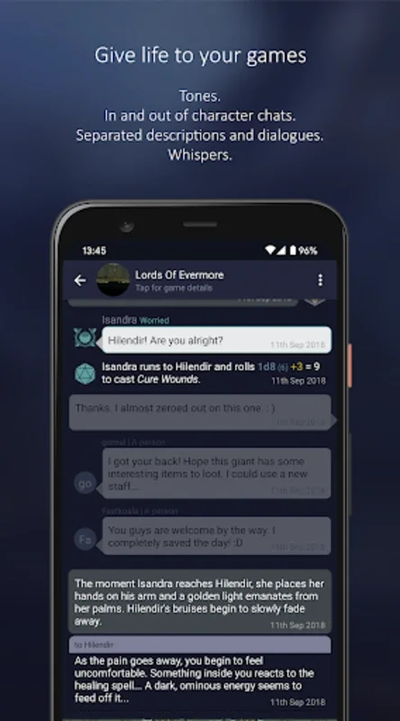 Role Gate for Android: Immersive Chat-Based RPGs