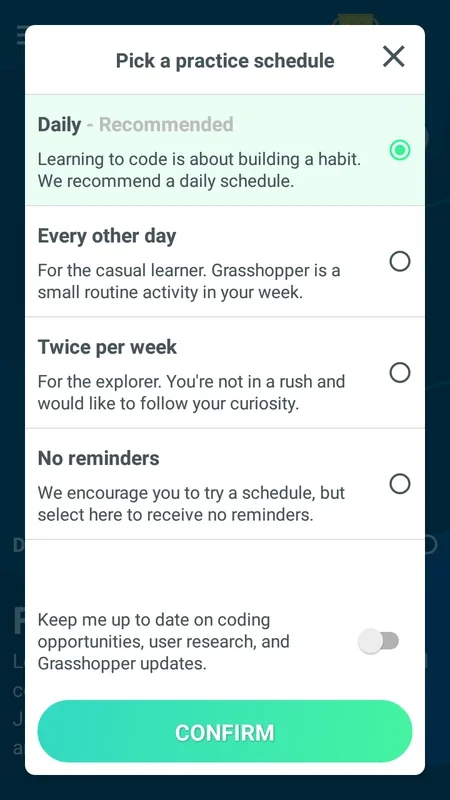 Grasshopper for Android - Start Coding with Intuitive Exercises