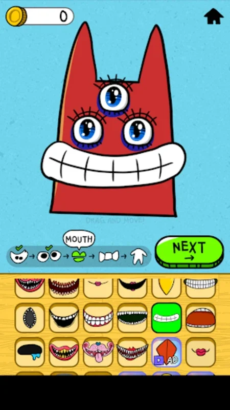 Monster Makeover for Android: Customize & Share