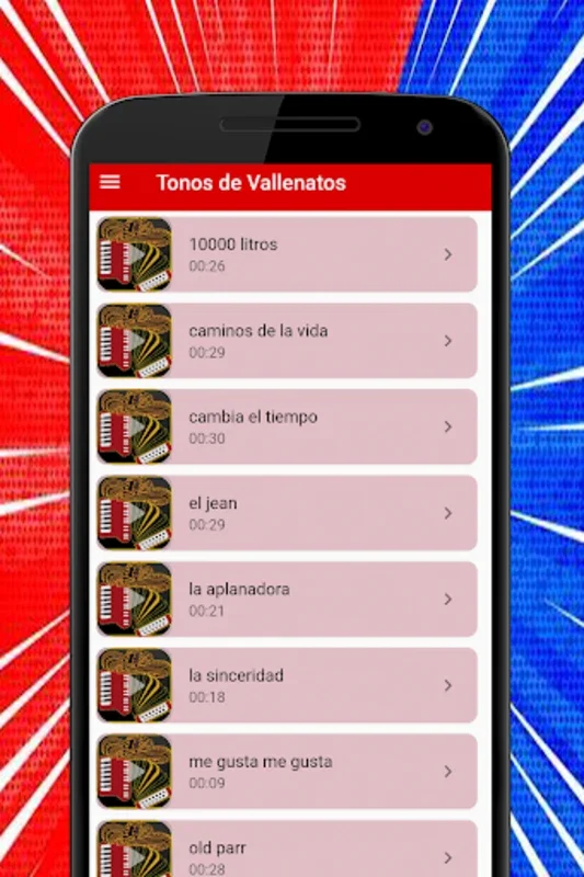 Ringtones Vallenatos for Android: Diverse Vallenato Tones