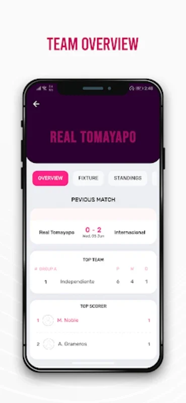 Nova Score for Android: Real - Time Football Insights