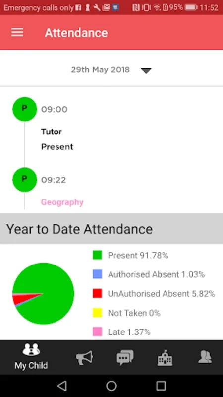 MyChildAtSchool - Parent App for Android: Track Child's School Progress