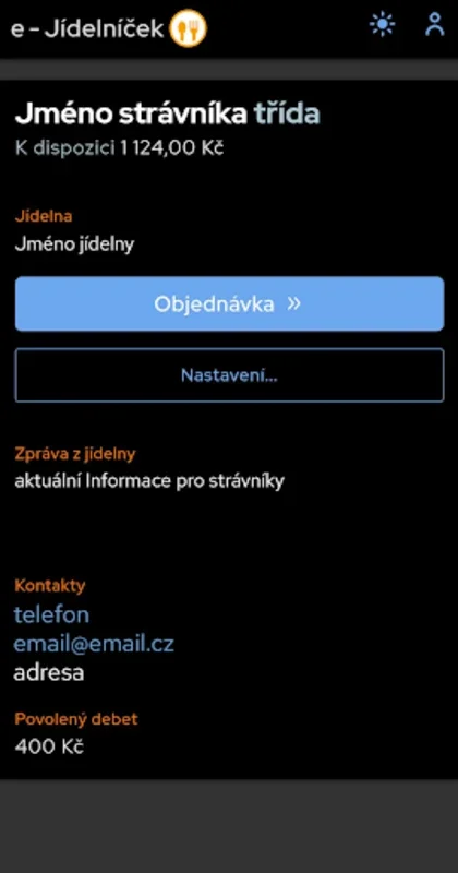 e-Jídelníček for Android - Streamline Meal Management