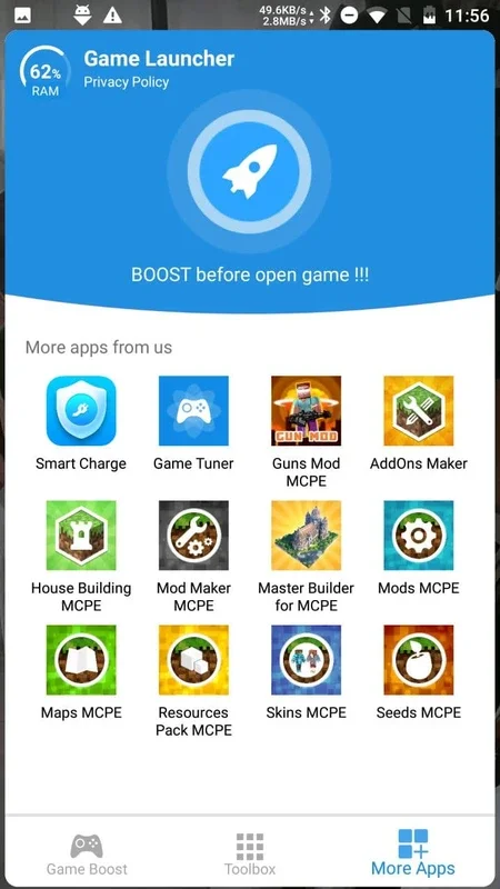 Game Launcher Tuner for Boosting Performance on Android