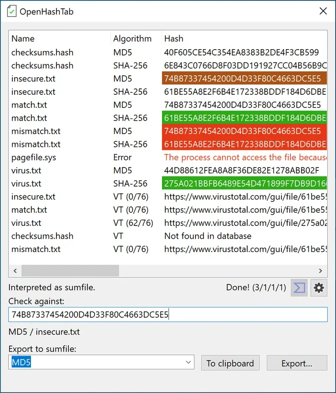 OpenHashTab for Windows - Easily Calculate and Verify File Hashes