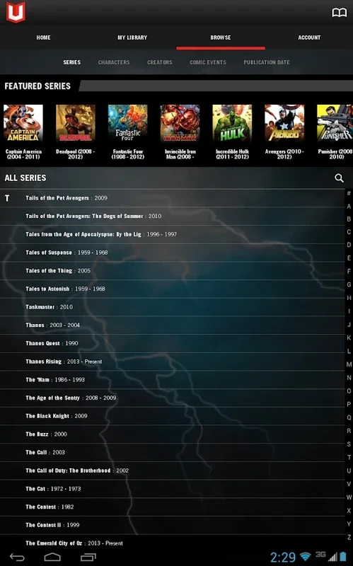 Marvel Unlimited for Android - Unleash the Superhero World