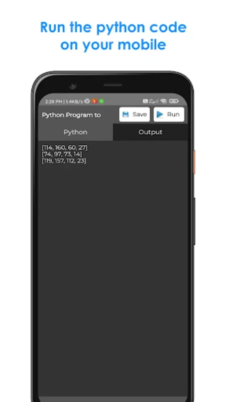 Python IDE Mobile Editor for Android - No Download Needed