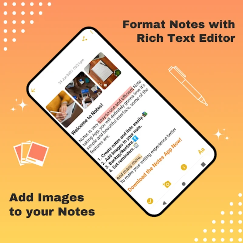 Notes - Notepad and Reminders for Android - No Downloading Required