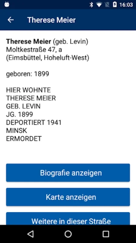 Stolpersteine Hamburg for Android - Explore Historical Memorials