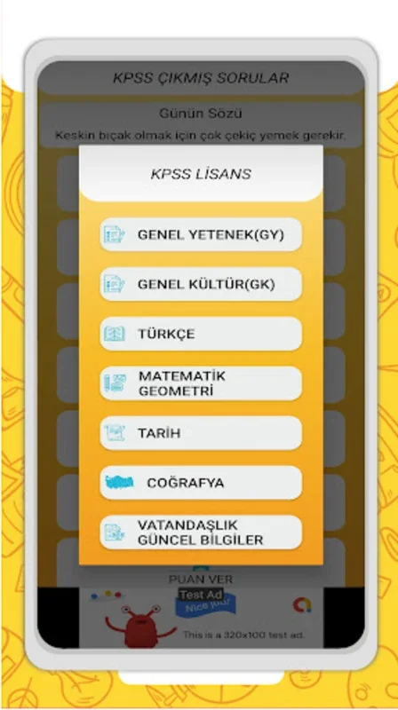 KPSS Çıkmış Sorular for Android - Master KPSS with Past Exams